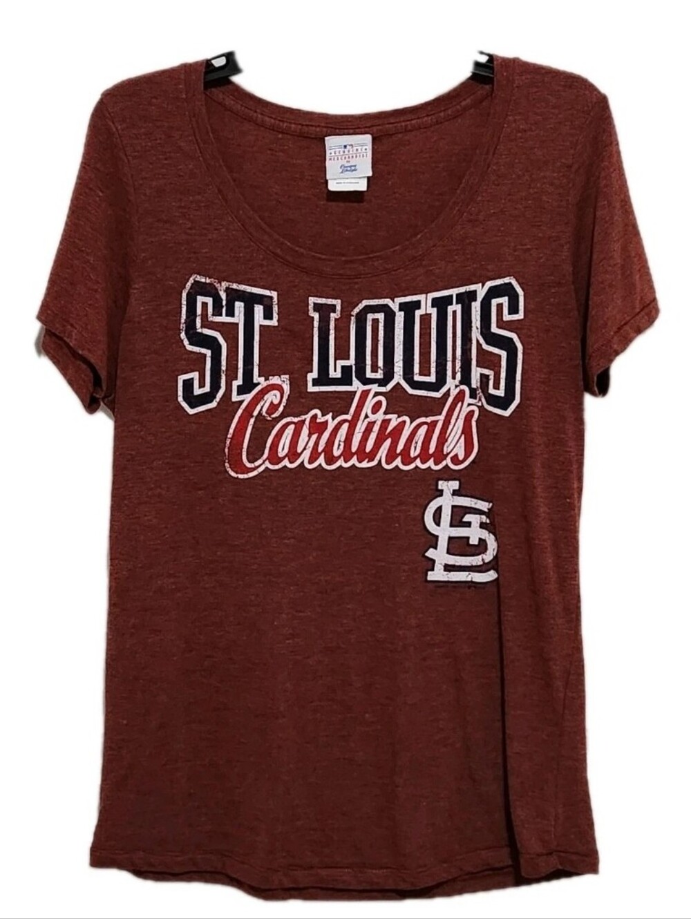 Genuine Merchandise St Louis Cardinals Women's L Short Sleeve Tee